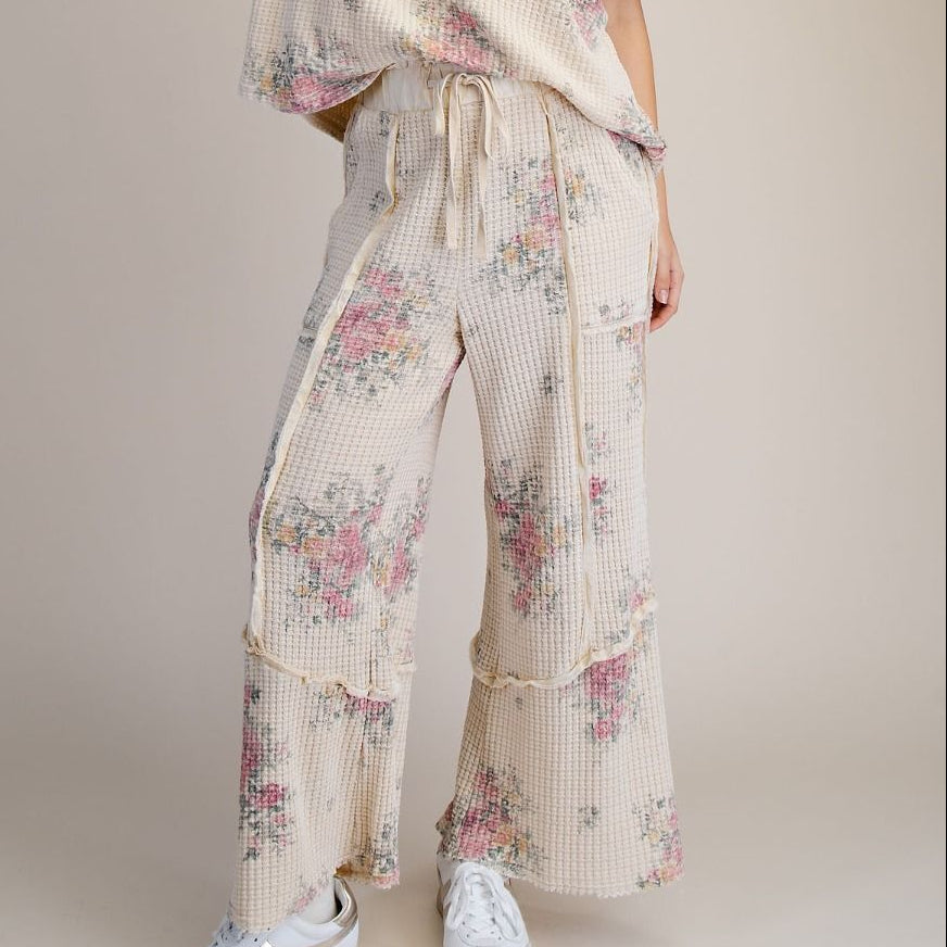 Wildflower Waffle Pants