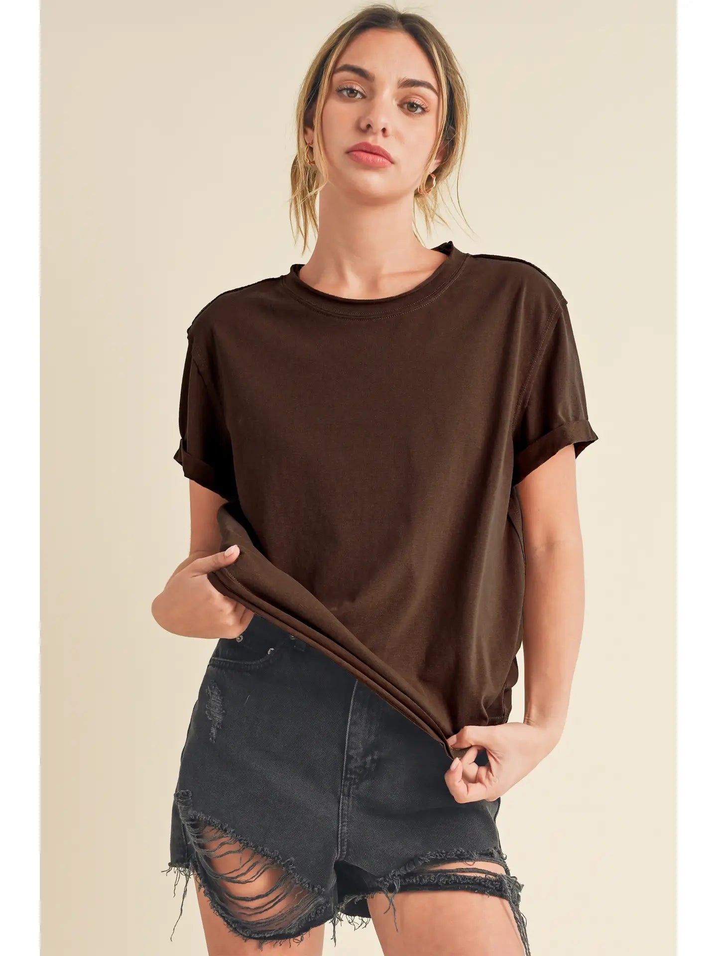 Espresso Boyfriend Tee