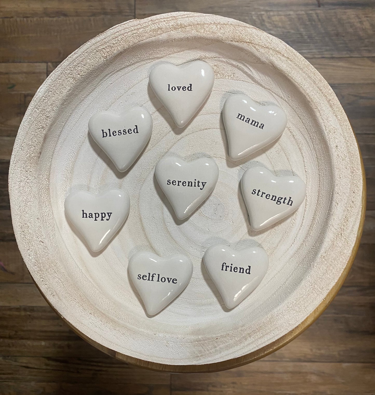 Ceramic hearts