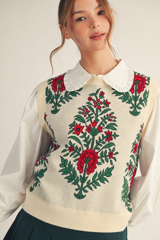 Winter Bloom Vest