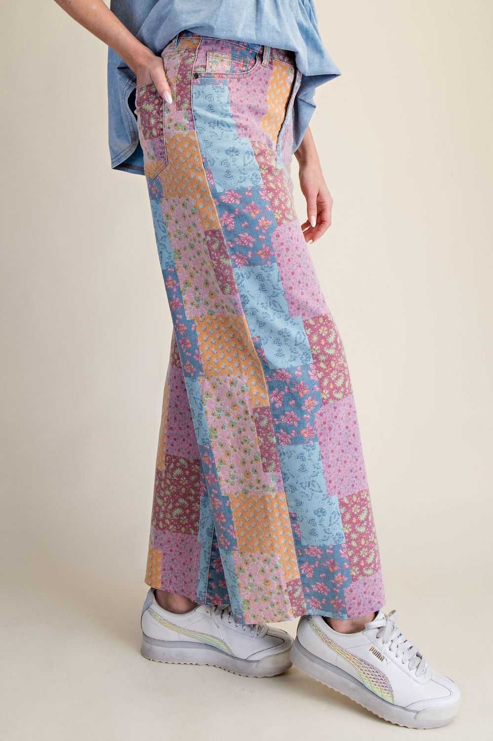Vintage Bloom Wide Legs