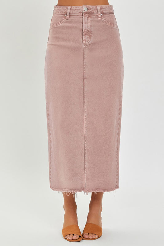 Rich Mauve Chic Skirt