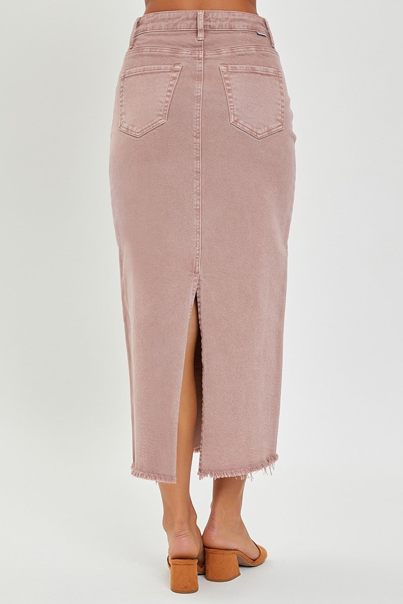 Rich Mauve Chic Skirt