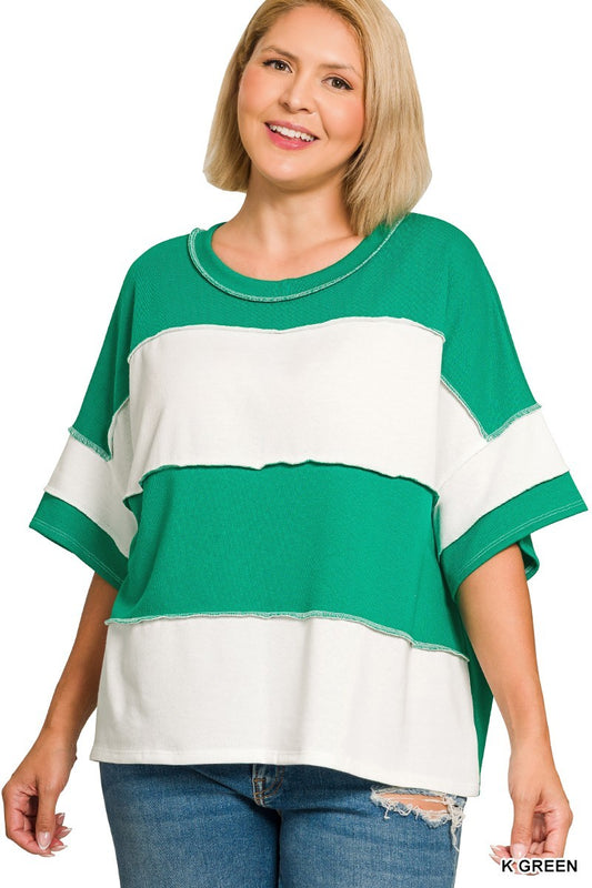 Casual Comfort Colorblock (Green)