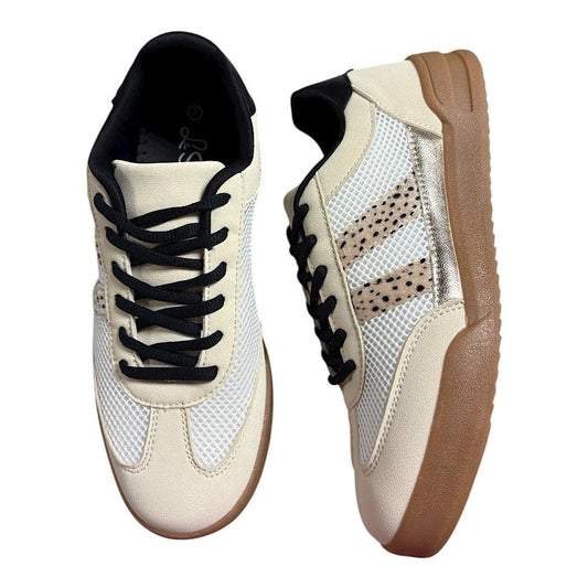 Leopard & Cream Sneakers