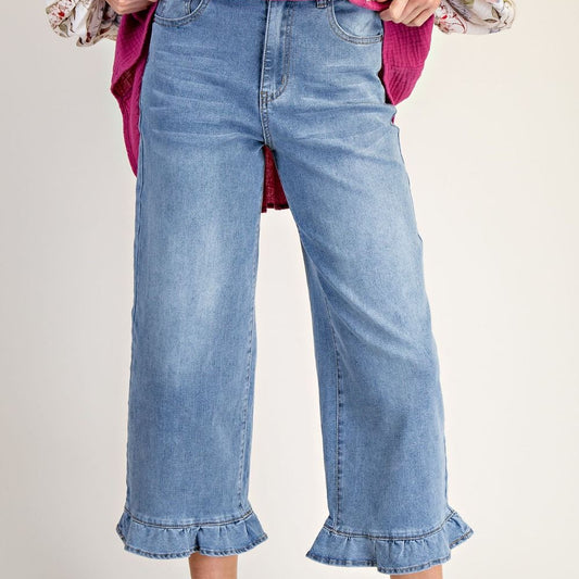 Grace Ruffle Crops