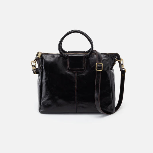Shelia Medium Satchel-Black