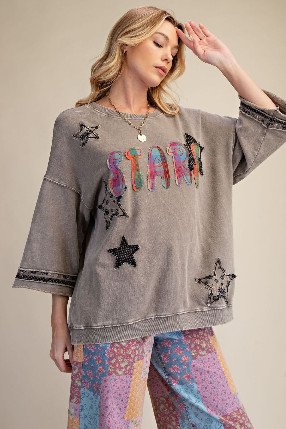 Cosmic Patch Pullover