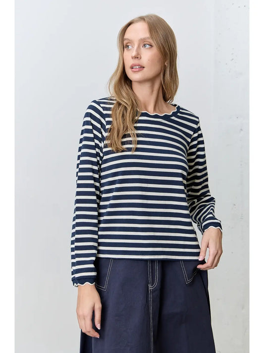 The Wavy Navy Long-sleeve