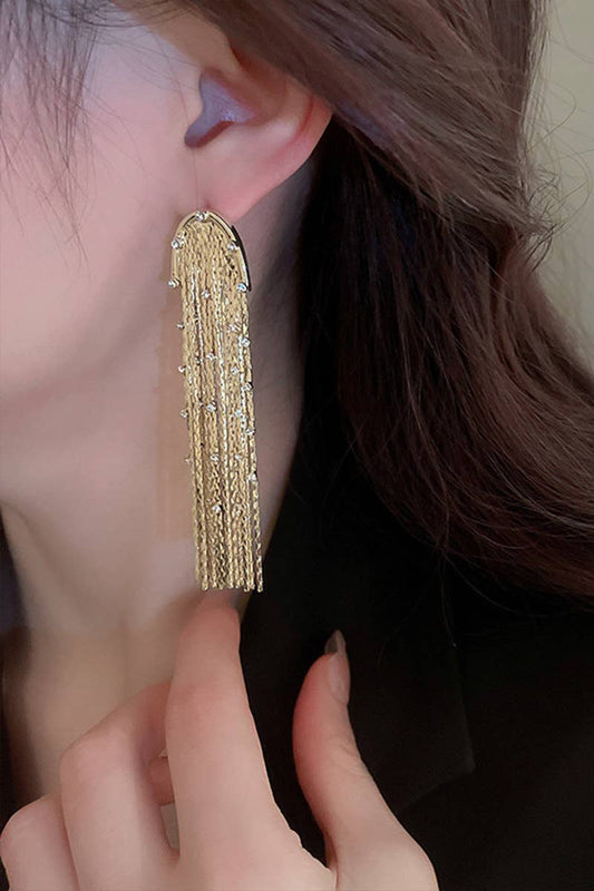 CHAIN CHANDELIER DROP EARRINGS_CWAJE0356