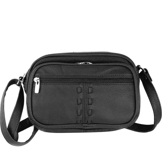 Crossbody with front organizer: Black