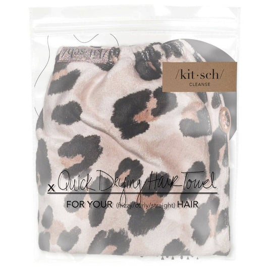 Leopard hair towel